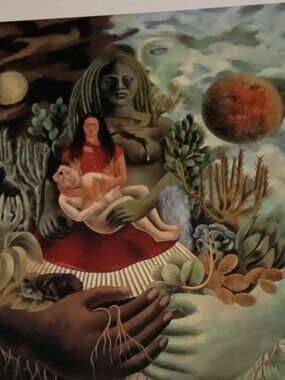 Frida Kahlo Painting, The Love Embrace of the Universe, Post Card, Collectible